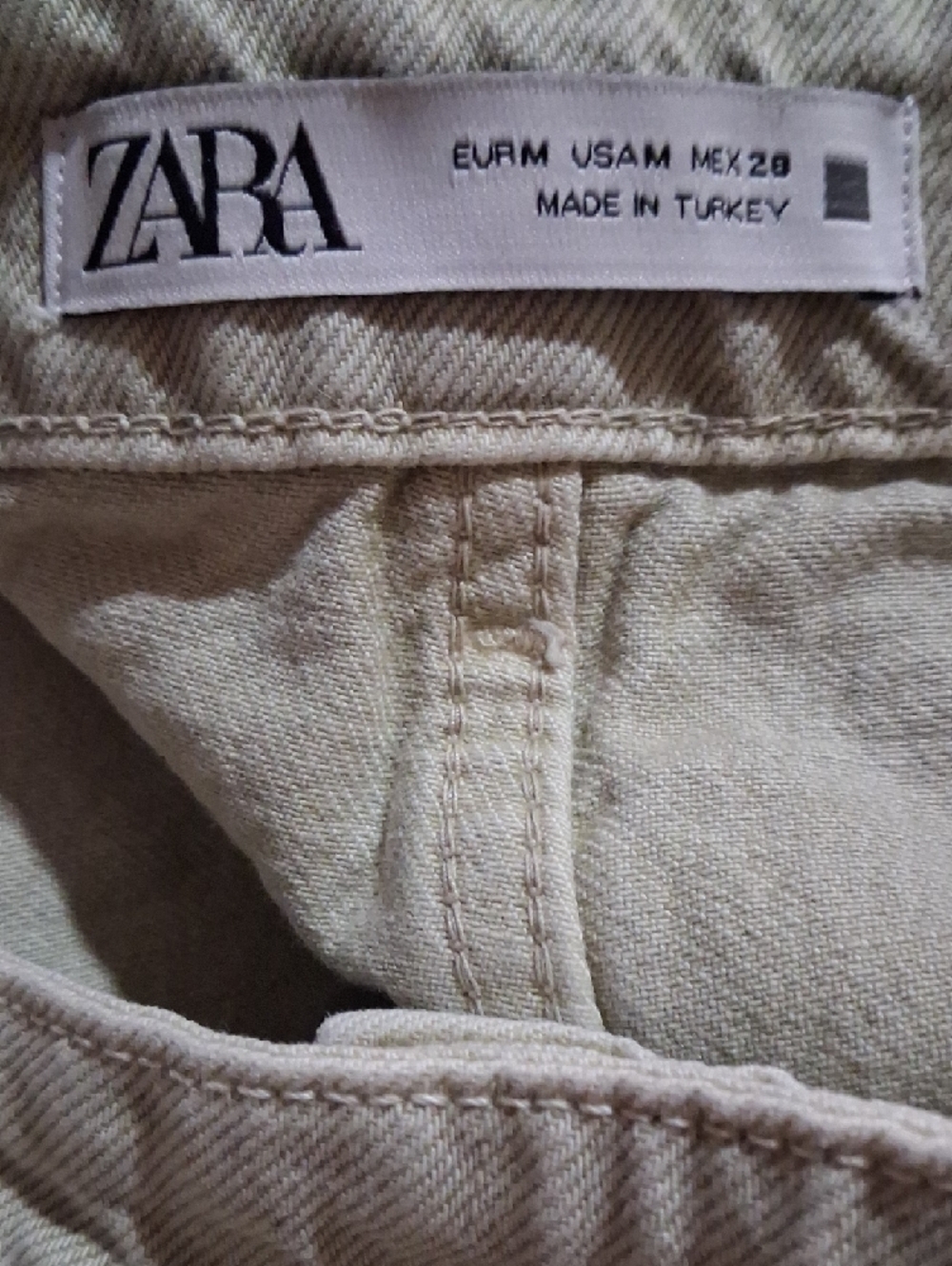 Zara Light Sage Utility Mini Skort - Picture 3 of 4